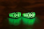 Green Lantern Glow in the Dark Ring / Sterling Silver 925 Ring