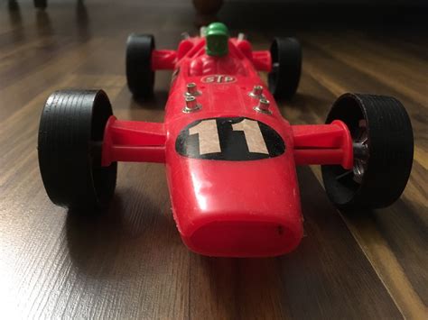 Vintage Processed Plastics 11 Plastic Indy Race Car Toy 1960s