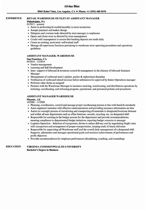 The form includes descriptions for skills and knowledge, summary of functions, and major duties and responsibilities. 20 assistant Store Manager Job Description Resume in 2020 ...