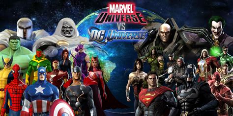 Marvel Universe Vs Dc Universe By Joshua121penalba On