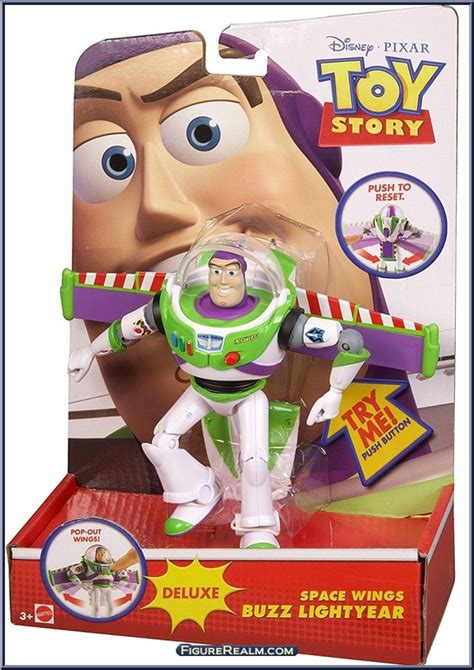 Space Wings Buzz Lightyear Toy Story Deluxe Mattel Action Figure
