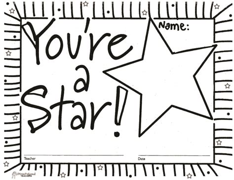 How to make virtual certificates for. You're A Star (free printable blank certificates ...