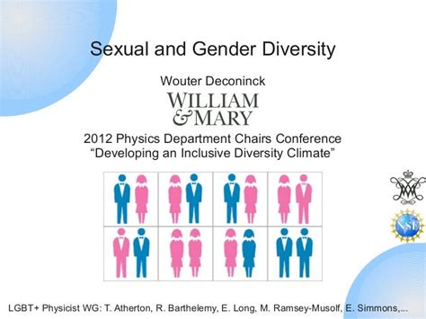 sexual and gender diversity at 2012 aapt aps physics department chair…