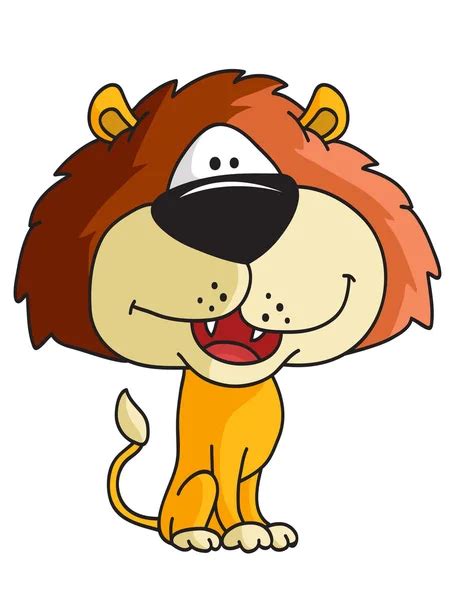 Cute Lion Cartoon Stock Vector By Tarantul