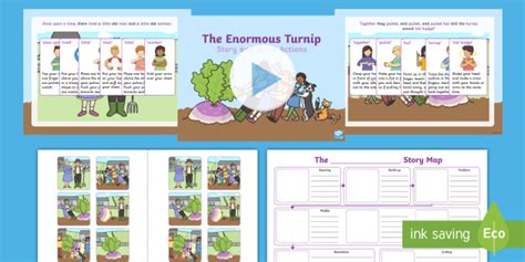 The Enormous Turnip Story Maps And Story Script Teaching Resources Hot Sex Picture