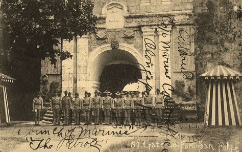 Marines At The Gates Of Fort San Felipe Ctto Philippines Culture Cavite City Philippine