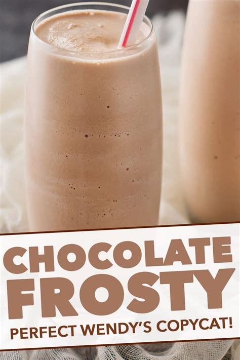 Delicious Wendys Frosty Copycat Recipe Made With 3 Simple Ingredients