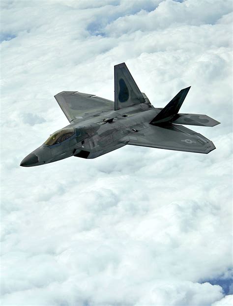 F 22 In The Clouds Aircraft Jet Aircraft Military Aircraft
