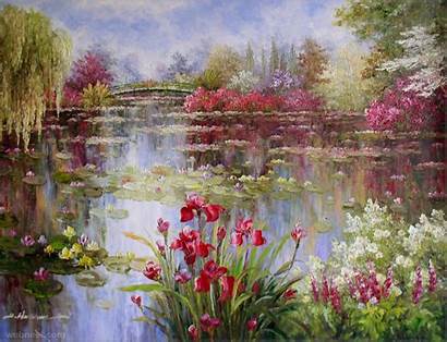 Monet Paintings Famous Painting Landscape Water Artworks