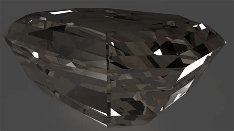 3d emerald cut diamond