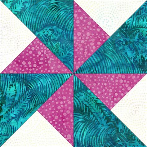 The Double Pinwheel Quilt Block Kate Colleran Designs