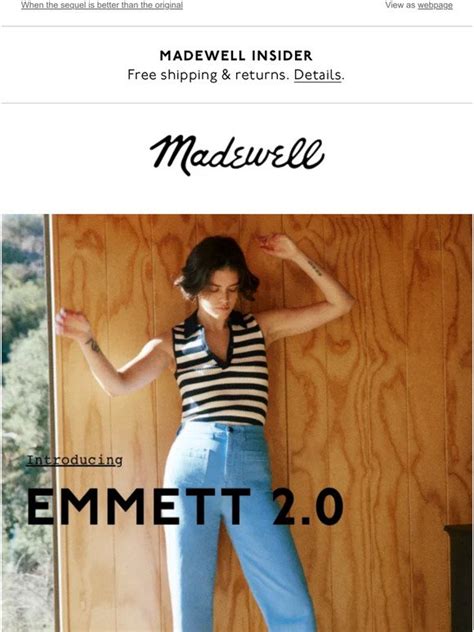 Madewell Emmett 2 0 Is Here Milled