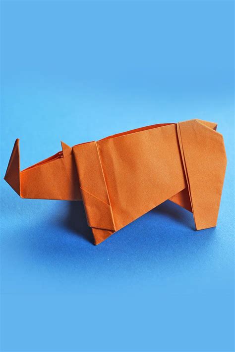 How To Make Origami Rhino Step By Step 92 Crafts How To Make