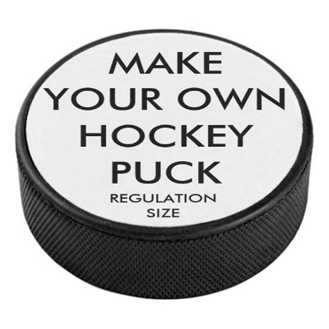 The pucks are made of vulcanized rubber. Custom Personalized Regulation Size Hockey Puck | Zazzle ...