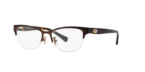 Hc5066 Shop Coach Browntan Semi Rimless Eyeglasses At Lenscrafters