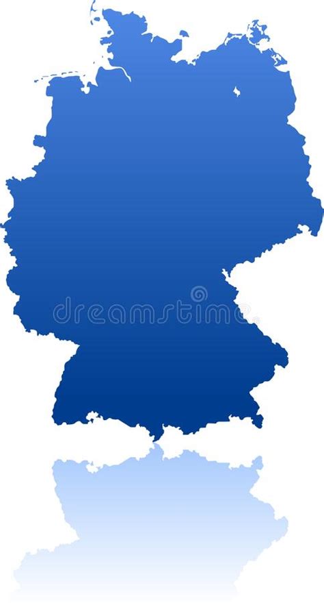 Kaart Van Duitsland Vector Illustratie Illustration Of Kaart 204140074