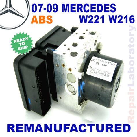 Rebuilt 07 09 Mercedes W221 W216 Abs Esp Pump A2215458732 A2214311512