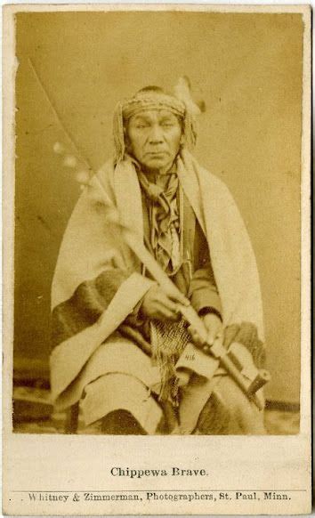 Ojibwa Man Circa 1868 Native American Images Native American