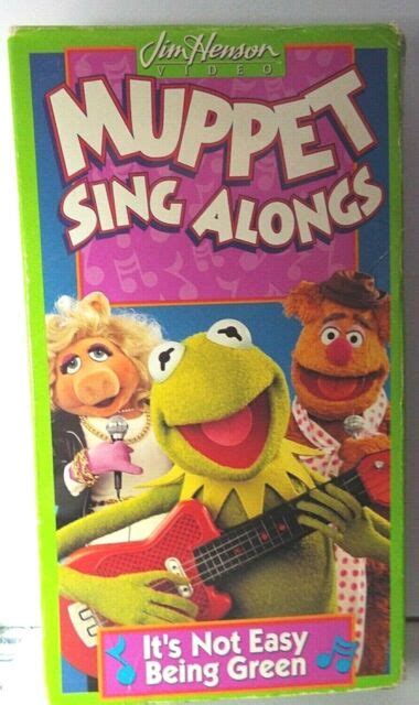 Muppet Sing Alongs Its Not Easy Being Green Vhs 1994 For Sale