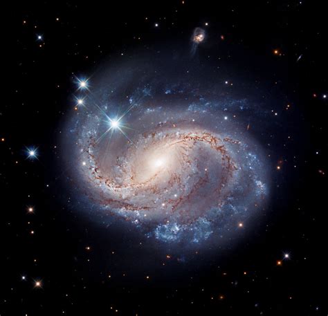 Blue Swirls Of Spiral Galaxy Ngc 6956 Stand Out Radiantly In This