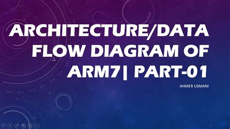 Architecturedata Flow Diagram Of Arm7 Mep Module 04 Youtube