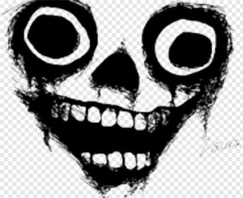 Creepy Clipart Smile Man Scary Roblox Face 589x481 24966537 Png