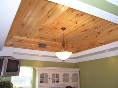 Diy knotty pine tongue and groove ceiling on our screened in porch. different ceiling options with knotty pine walls - Google ...