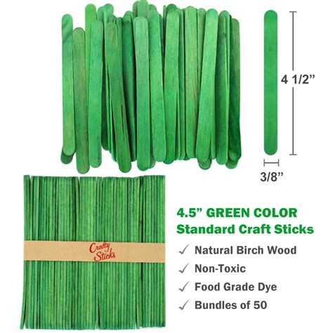 Green Craft Sticks