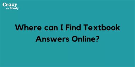 Ppt Where Can I Find Textbook Answers Online Powerpoint Presentation