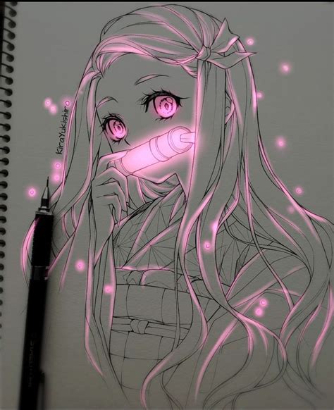 Nezuko Glow Em 2022 Ilustração Noite Animes Wallpapers