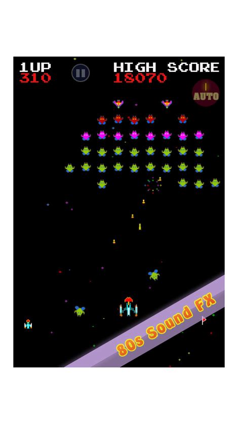 Galaxia Classic 80s Arcade Space Shooterukappstore For