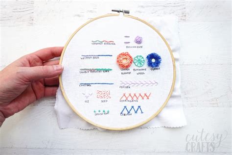 How To Embroider By Hand For Beginners Cutesy Crafts