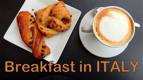 These breakfast cookies are perfect anytime. Italian Breakfast in Milan, Italy - YouTube