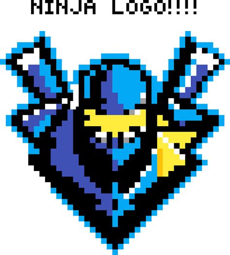 Download Ninja Logo Pixel Art Fortnite Ninja Png Image With No