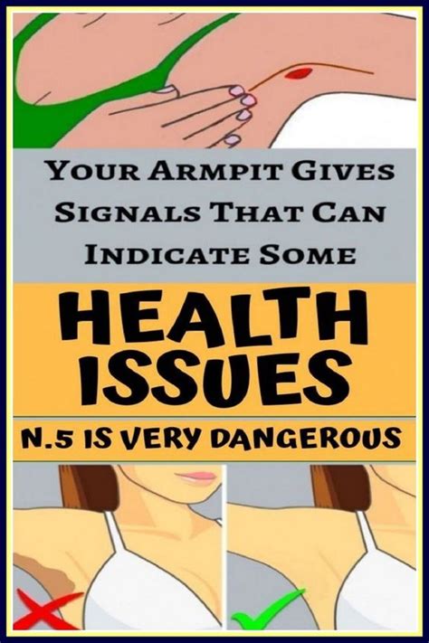 6 Armpit Signs Indicating That You Have Health Issues