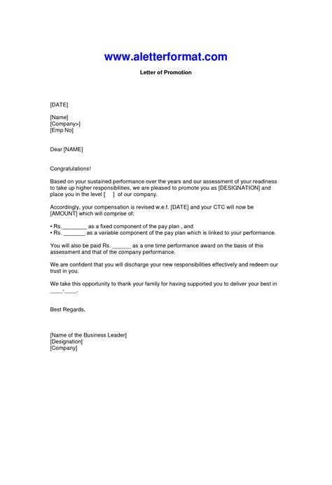 Promotion Recommendation Letter 12 Examples Format Sample Examples