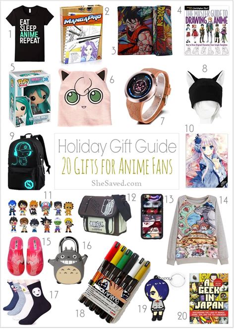 Holiday T Guide Anime T Ideas Shesaved