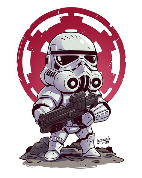 Chibi Stormtrooper By Derek Laufman Star Wars Stickers Star Wars Art