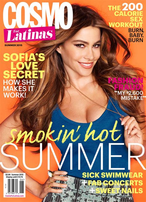 Sofia Vergara Cosmo For Latinas Magazine Summer Issue Celebmafia