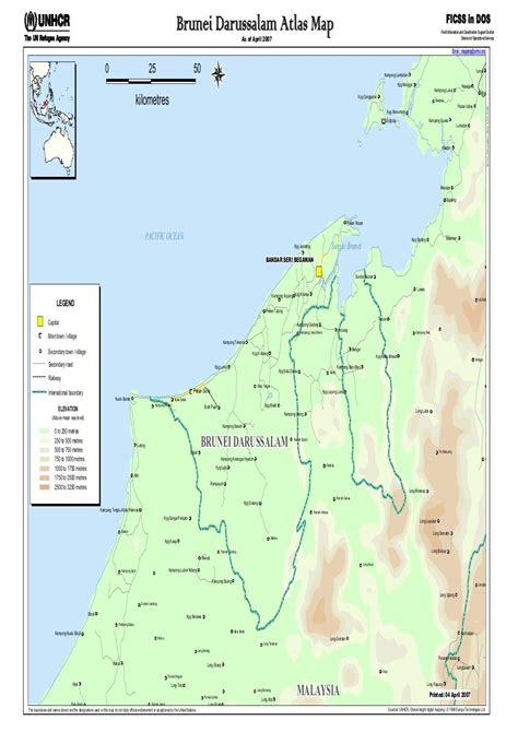Document Brunei Darussalam Atlas Map April 2007