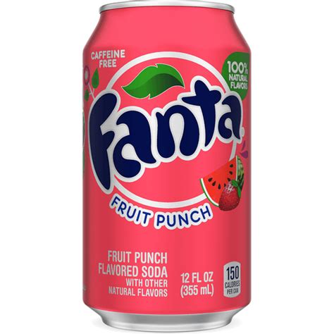 Fanta Fruit Punch Soda Can 12 Fl Oz Shop Taylorsville Country Mart
