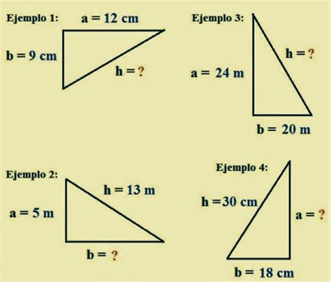Recursos Matemáticos Teorema Particular De Pitágoras Ejemplos