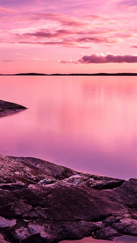 1080x1920 Resolution Pink Lake 8k Iphone 7 6s 6 Plus And Pixel Xl