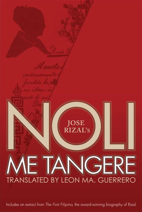 Noli Me Tangere Translated By Leon Ma Guerrero By Jose Rizal Bookbaby