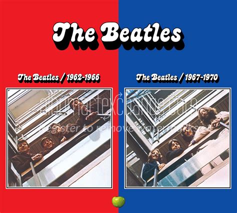 Album Art Exchange The Beatles 1962 1966 And 1967 1970 Double Pack