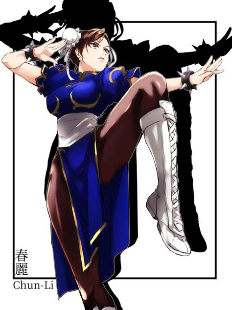 Chun Li Capcom Street Fighter Highres Boots Bracelet Hair Buns