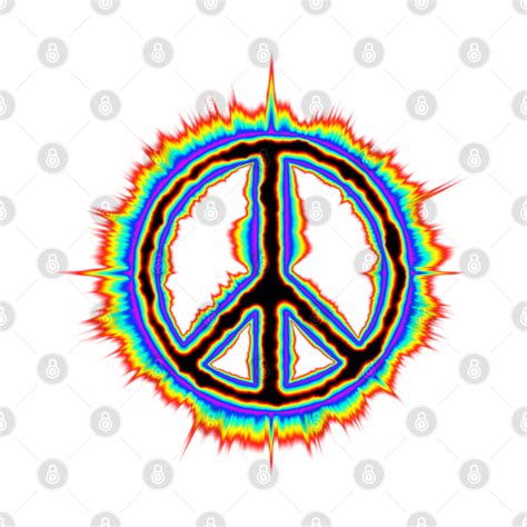 Psychedelic Peace Sign Peace Sign T Shirt Teepublic
