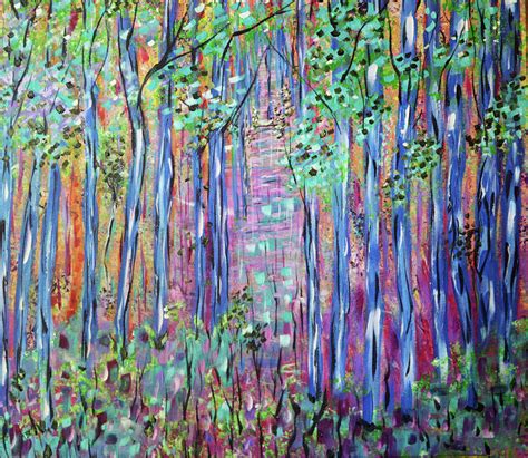 Forest Secrets Painting By Kathy Symonds Fine Art America