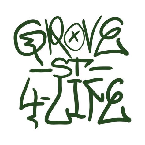 Grove St 4 Life Graffiti De Rua Desenhos Para Tatuagem Desenho De Gta