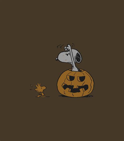 Peanuts Halloween Snoopy Woodstock Digital Art By Oscard Paety Fine